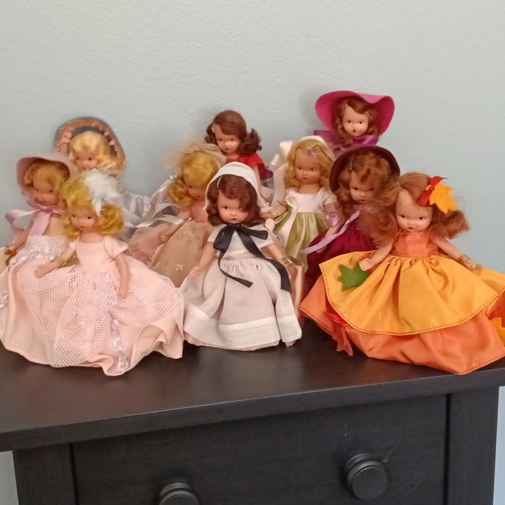 Nancy Ann Storybook Doll #90 Seasons Series Spring w/Box, Tag & more - Picture 17 of 17